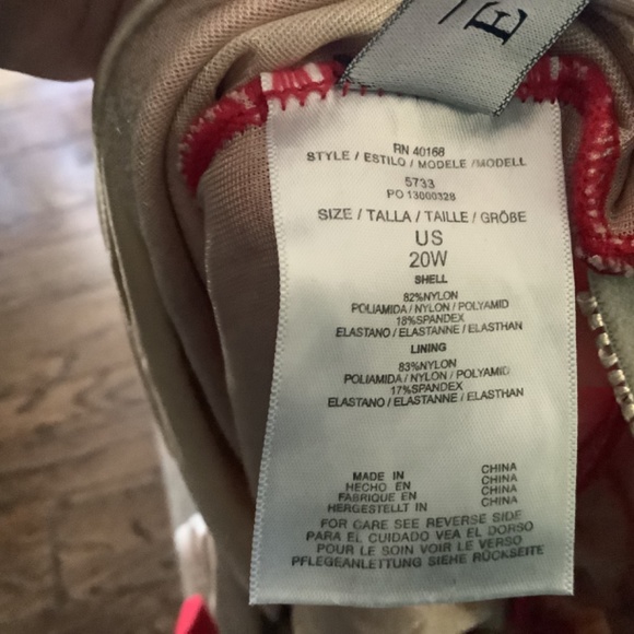 Eloquii Red Women's One Piece Swimsuit - Picture 10 of 10